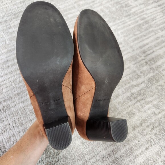 Cole Haan womens Grand OS Davenport Sequoia Brown heeled ankle Bootie size 9 - Picture 10 of 10